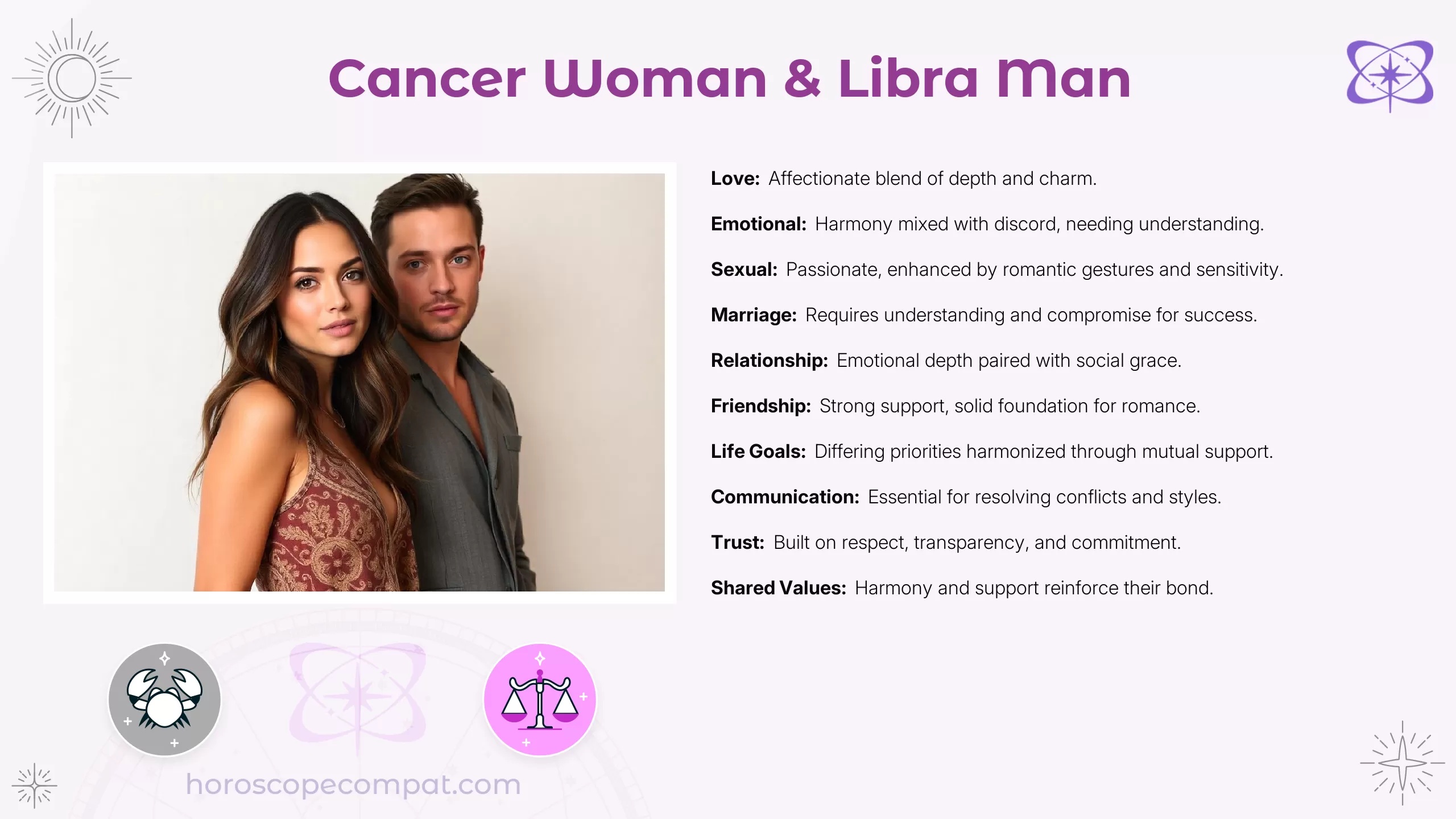 Cancer Woman and Libra Man Compatibility