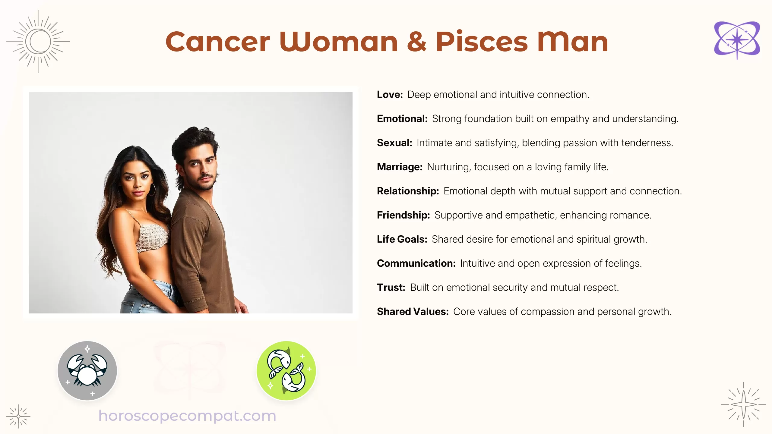 Cancer Woman and Pisces Man Compatibility