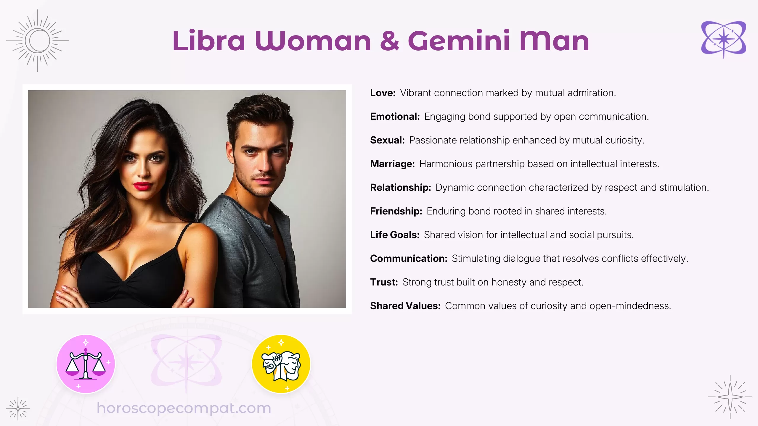 Libra Woman and Gemini Man Compatibility