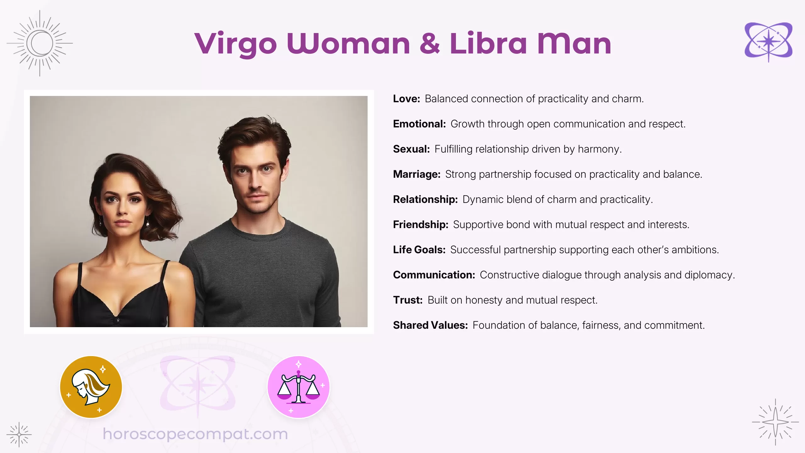 Virgo Woman and Libra Man Compatibility